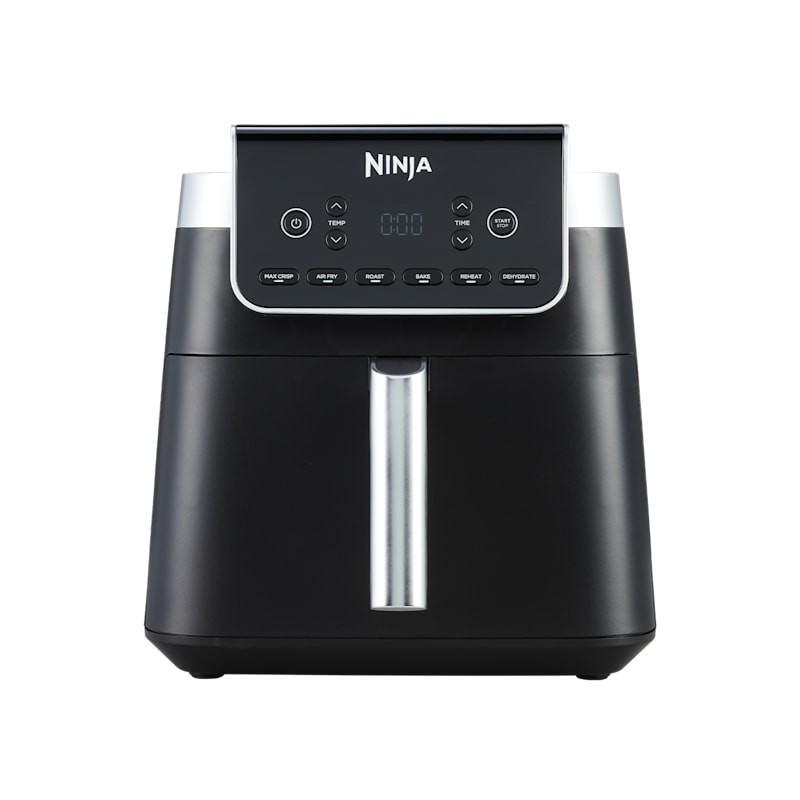 Ninja Air Fryer MAX PRO 6.2L AF180UK in black with a single large drawer and digital control panel.